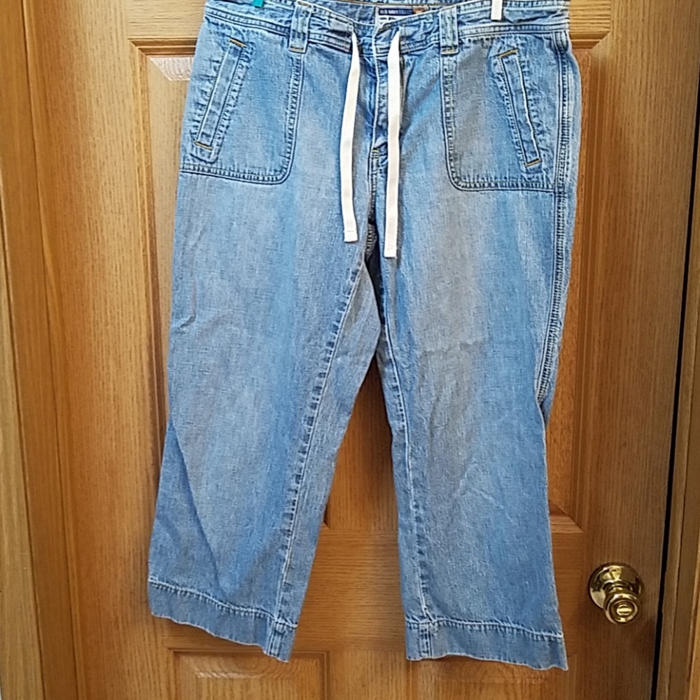Jean cargo shorts